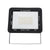 GloboStar® ATLAS 61427 Επαγγελματικός Προβολέας LED 100W 11500lm 120° AC 220-240V - Αδιάβροχος IP67 - Μ27 x Π4 x Υ21cm - Μαύρο - Θερμό Λευκό 2700K - LUMILEDS Chips - TÜV Rheinland Certified - 5 Years Warranty