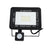 GloboStar® AURORA 61439 Επαγγελματικός Προβολέας LED 30W 3750lm 120° AC 220-240V με Ενσωματωμένο Ρυθμιζόμενο Αισθητήρα Κίνησης PIR - Αδιάβροχος IP67 - Μ16 x Π5 x Υ17.5cm - Μαύρο - Ψυχρό Λευκό 6000K - LUMILEDS Chips - TÜV Rheinland Certified - 3 Years W...