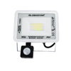 GloboStar® AURORA 61440 Επαγγελματικός Προβολέας LED 30W 3750lm 120° AC 220-240V με Ενσωματωμένο Ρυθμιζόμενο Αισθητήρα Κίνησης PIR - Αδιάβροχος IP67 - Μ16 x Π5 x Υ17.5cm - Λευκό - Ψυχρό Λευκό 6000K - LUMILEDS Chips - TÜV Rheinland Certified - 3 Years W...