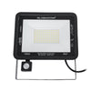GloboStar® AURORA 61443 Επαγγελματικός Προβολέας LED 100W 12500lm 120° AC 220-240V με Ενσωματωμένο Ρυθμιζόμενο Αισθητήρα Κίνησης PIR - Αδιάβροχος IP67 - Μ25 x Π6.5 x Υ27.5cm - Μαύρο - Ψυχρό Λευκό 6000K - LUMILEDS Chips - TÜV Rheinland Certified - 3 Yea...
