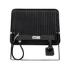 GloboStar® AURORA 61443 Επαγγελματικός Προβολέας LED 100W 12500lm 120° AC 220-240V με Ενσωματωμένο Ρυθμιζόμενο Αισθητήρα Κίνησης PIR - Αδιάβροχος IP67 - Μ25 x Π6.5 x Υ27.5cm - Μαύρο - Ψυχρό Λευκό 6000K - LUMILEDS Chips - TÜV Rheinland Certified - 3 Yea...