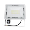 GloboStar® AURORA 61444 Επαγγελματικός Προβολέας LED 100W 12500lm 120° AC 220-240V με Ενσωματωμένο Ρυθμιζόμενο Αισθητήρα Κίνησης PIR - Αδιάβροχος IP67 - Μ25 x Π6.5 x Υ27.5cm - Λευκό - Ψυχρό Λευκό 6000K - LUMILEDS Chips - TÜV Rheinland Certified - 3 Yea...
