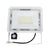 GloboStar® AURORA 61444 Επαγγελματικός Προβολέας LED 100W 12500lm 120° AC 220-240V με Ενσωματωμένο Ρυθμιζόμενο Αισθητήρα Κίνησης PIR - Αδιάβροχος IP67 - Μ25 x Π6.5 x Υ27.5cm - Λευκό - Ψυχρό Λευκό 6000K - LUMILEDS Chips - TÜV Rheinland Certified - 3 Yea...