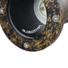 GloboStar® GARDELINI 61485 Καρφωτό Κινούμενο Φωτιστικό Σποτ Κήπου με Ντουί 1 x GU10 VDE Certified AC 220-240V Αδιάβροχο IP65 - Σώμα Αλουμινίου & Υψηλής Αντοχής Tempered Glass & Μ40cm VDE Καλώδιο Σύνδεσης - Φ10 x Υ30cm - Χρυσό Εφέ Σκουριάς - 5 Χρόνια Εγ...