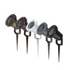GloboStar® GARDELINI 61485 Καρφωτό Κινούμενο Φωτιστικό Σποτ Κήπου με Ντουί 1 x GU10 VDE Certified AC 220-240V Αδιάβροχο IP65 - Σώμα Αλουμινίου & Υψηλής Αντοχής Tempered Glass & Μ40cm VDE Καλώδιο Σύνδεσης - Φ10 x Υ30cm - Χρυσό Εφέ Σκουριάς - 5 Χρόνια Εγ...
