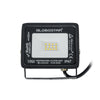 GloboStar® ATLAS 61516 Επαγγελματικός Προβολέας LED 10W 1200lm 120° AC 220-240V - Αδιάβροχος IP67 - Μ10 x Π2 x Υ8cm - Μαύρο - Φυσικό Λευκό 4500K - LUMILEDS Chips - TÜV Rheinland Certified - 5 Χρόνια Εγγύηση