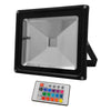 Προβολέας LED 30W 230V 1950lm 120° Αδιάβροχος IP65 με Ασύρματο Χειριστήριο RGB GloboStar 62002