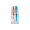 GloboStar® FAST-CONNECT 69907 Διπλή Κλέμα Ταχείας Σύνδεσης & Διακλάδωσης Καλωδίων - 2 x Είσοδοι & 2 x Έξοδοι με Συμβατή Διατομή Καλωδίων 0.08mm² έως 2.5mm² - 250V/4KV 32A Max - Μ2 x Π4 x Υ1.5cm - Διάφανο με Πορτοκαλί & Μπλε - Πακέτο 5 Τεμαχίων - 5 Year...