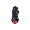 GloboStar® FAST-CONNECT 69916 Διπλός Ι Αδιάβροχος IP68 Σύνδεσμος Ταχείας Σύνδεσης & Διακλάδωσης Καλωδίων - 1 x Είσοδος & 1 x Έξοδος - Εσωτερική Τριπλή Κλέμα με Συμβατή Διατομή Καλωδίων 3 x 0.5mm² έως 3 x 4mm² - 450V 24A Max - Φ3 x Υ10.5cm - Μαύρο - 5 Y...