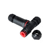 GloboStar® FAST-CONNECT 69917 Τριπλός Τ Αδιάβροχος IP68 Σύνδεσμος Ταχείας Σύνδεσης & Διακλάδωσης Καλωδίων - 1 x Είσοδος & 2 x Έξοδος - Εσωτερική Τριπλή Κλέμα με Συμβατή Διατομή Καλωδίων 3 x 0.5mm² έως 3 x 4mm² - 450V 24A Max - Μ10 x Π10 x Υ3cm - Μαύρο ...