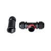 GloboStar® FAST-CONNECT 69917 Τριπλός Τ Αδιάβροχος IP68 Σύνδεσμος Ταχείας Σύνδεσης & Διακλάδωσης Καλωδίων - 1 x Είσοδος & 2 x Έξοδος - Εσωτερική Τριπλή Κλέμα με Συμβατή Διατομή Καλωδίων 3 x 0.5mm² έως 3 x 4mm² - 450V 24A Max - Μ10 x Π10 x Υ3cm - Μαύρο ...