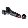 GloboStar® FAST-CONNECT 69918 Τριπλός Υ Αδιάβροχος IP68 Σύνδεσμος Ταχείας Σύνδεσης & Διακλάδωσης Καλωδίων - 1 x Είσοδος & 2 x Έξοδος - Εσωτερική Τριπλή Κλέμα με Συμβατή Διατομή Καλωδίων 3 x 0.5mm² έως 3 x 4mm² - 450V 24A Max - Μ13.5 x Π7.5 x Υ3cm - Μαύ...