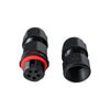 GloboStar® FAST-CONNECT 69919 Διπλός Ι Αδιάβροχος IP68 Σύνδεσμος Ταχείας Σύνδεσης & Διακλάδωσης Καλωδίων - 1 x Είσοδος & 1 x Έξοδος - Εσωτερική Διπλή Κλέμα με Συμβατή Διατομή Καλωδίων 2 x 0.5mm² έως 2 x 1.5mm² - 450V 16A Max - Φ2.5 x Υ9cm - Μαύρο - 5 Y...
