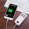 Φορτιστής USB 6 Θέσεων με ON / OFF Διακόπτη 4A 20 Watt 5V DC Λευκός GloboStar 69998
