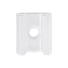 GloboStar® 70528 Πλαστική PVC Βάση Στήριξης για Όλες τις Μονόχρωμες EPISTAR Slim Ταινίες LED Μονής Σειράς DC 230V IP68 - Μ1.5 x Π1.3 x Υ1.1cm