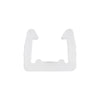 GloboStar® 70528 Πλαστική PVC Βάση Στήριξης για Όλες τις Μονόχρωμες EPISTAR Slim Ταινίες LED Μονής Σειράς DC 230V IP68 - Μ1.5 x Π1.3 x Υ1.1cm