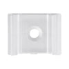 GloboStar® 70548 Πλαστική PVC Βάση Στήριξης για Όλες τις Μονόχρωμες EPISTAR Wide Ταινίες LED Διπλής Σειράς DC 230V IP68 - Μ1.5 x Π2 x Υ1.1cm