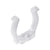 GloboStar® 70643 Πλαστική PVC Βάση Στήριξης για Όλες τις Πολύχρωμες RGB TUBE Neonflex 360° DC 24V & DC 230V IP68 - Μ2.5 x Π1.1 x Υ2.5cm