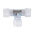 GloboStar® 70660 Σύνδεσμος T για Μονόχρωμο Φωτοσωλήνα LED 360° Degree DC 230V 2 Pin Αδιάβροχος IP68