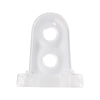GloboStar® 70665 Πλαστική PVC Βάση Στήριξης για RGB Φωτοσωλήνα LED 360° Degree DC 230V 2 Pin Αδιάβροχος IP68