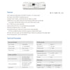 GloboStar® 70671 S1-D AC Triac DMX Dimmer 2 Καναλιών AC 100-240V 2 x 1A 240W - Max 2A 480W - IP20 DMX512 Μ16.7 x Π5 x Υ2.4cm - 5 Years Warranty