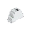 GloboStar® 70672 S1-D1 AC Triac DMX Dimmer Din Rail Ράγας 1 Καναλιού AC 100-240V 1 x 2A 480W - Max 2A 480W - IP20 DMX512 Μ11.5 x Π5 x Υ6.5cm - 5 Years Warranty