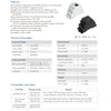GloboStar® 70672 S1-D1 AC Triac DMX Dimmer Din Rail Ράγας 1 Καναλιού AC 100-240V 1 x 2A 480W - Max 2A 480W - IP20 DMX512 Μ11.5 x Π5 x Υ6.5cm - 5 Years Warranty