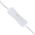 GloboStar® 70681 Καλώδιο Διακόπτης ON/OFF DC 12-24V 180cm από Jack Male 2.1x5.5mm σε Female 2.1x5.5mm Λευκό L185 x W1.9 x H1.5cm