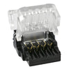 GloboStar® 70724 Αδιάβροχος Ταχυσύνδεσμος Ένωσης IP65 - Strip To Cable Connector για Ένωση 1 x RGB Αδιάβροχης Ταινίας LED Πλάτους 10mm με 1 x Καλώδιο Τροφοδοσίας