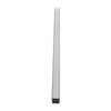 GloboStar® SURFACEPENDANT-PROFILE 70828-1M Προφίλ Αλουμινίου - Βάση & Ψύκτρα Ταινίας LED με Λευκό Γαλακτερό Κάλυμμα - Επιφανειακή & Κρεμαστή Χρήση - Πατητό Κάλυμμα - Μαύρο - 1 Μέτρο - Μ100 x Π5 x Υ7cm
