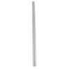 GloboStar® 70838-2M Χωνευτό για Γυψοσανίδα - Trimless Προφίλ Αλουμινίου Ανοδιωμένο με Λευκό Οπάλ Κάλυμμα για 1 Σειρά Ταινίας LED Πατητό - Press On Πακέτο 5 Τεμάχια των 2 Μέτρων