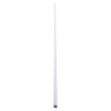 GloboStar® 70853-3M Κρεμαστό Προφίλ Αλουμινίου Ανοδιωμένο με Στρόγγυλο Λευκό Οπάλ Κάλυμμα για έως 2 Σειρές Ταινίας LED Πατητό - Press On 3 Μέτρα