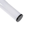 GloboStar® PENDANT-PROFILE 70856-1M Προφίλ Αλουμινίου - Βάση & Ψύκτρα Ταινίας LED με Λευκό Γαλακτερό Κάλυμμα - Κρεμαστή Χρήση - Πατητό Κάλυμμα - Μαύρο - 1 Μέτρο - Μ100 x Φ6cm