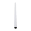 GloboStar® PENDANT-PROFILE 70856-1M Προφίλ Αλουμινίου - Βάση & Ψύκτρα Ταινίας LED με Λευκό Γαλακτερό Κάλυμμα - Κρεμαστή Χρήση - Πατητό Κάλυμμα - Μαύρο - 1 Μέτρο - Μ100 x Φ6cm