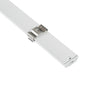 GloboStar® CURVED-PROFILE 70863-3M Προφίλ Αλουμινίου - Βάση & Ψύκτρα Ταινίας LED με Λευκό Γαλακτερό Κάλυμμα - Επιφανειακή Χρήση - Εύκαμπτο με Δυνατότητα Κυρτής Τοποθέτησης - Πατητό Κάλυμμα - Λευκό - 3 Μέτρα - Πακέτο 5 Τεμαχίων - Μ300 x Π1.8 x Υ0.5cm