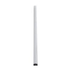 GloboStar® SURFACEPENDANT-PROFILE 70872-1M Προφίλ Αλουμινίου - Βάση & Ψύκτρα Ταινίας LED με Λευκό Γαλακτερό Κάλυμμα - Επιφανειακή & Κρεμαστή Χρήση - Πατητό Κάλυμμα - Μαύρο - 1 Μέτρα - Μ100 x Π4.5 x Υ4.2cm