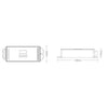 GloboStar® 71423 DL-X Mi-BOXER DC DALI & Push Dimming 5 in 1 High Speed Controller / Dimmer 5 Καναλιών DC 12-24V 5 x 6A 144W - Max 20A 480W - IP20 RGBW+WW Μ13 x Π5 x Υ2.5cm - 5 Years Warranty