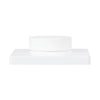 GloboStar® 71443 K1 Mi-BOXER Ασύρματο Επιτοίχιο Χειριστήριο Dimmer RF 2.4Ghz για όλα τα Μονόχρωμα Mi-BOXER Controller DC 3V 1 x CR2032 - IP20 Λευκό Μ8.5 x Π8.5 x Υ2.5cm - 5 Years Warranty