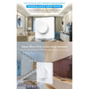 GloboStar® 71443 K1 Mi-BOXER Ασύρματο Επιτοίχιο Χειριστήριο Dimmer RF 2.4Ghz για όλα τα Μονόχρωμα Mi-BOXER Controller DC 3V 1 x CR2032 - IP20 Λευκό Μ8.5 x Π8.5 x Υ2.5cm - 5 Years Warranty
