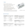 GloboStar® 71449 D12 SKYDANCE DC DMX & RDM Dimmer Din Rail Ράγας High Speed Controller / Decoder / Master 12 Καναλιών DC 12-24V 12 x 5A 120W - Max 60.5A 1440W - IP20 DMX512 Μ15.5 x Π9 x Υ6cm - 5 Years Warranty