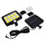 GloboStar® 71464 Αυτόνομος Ηλιακός Προβολέας LED 160 8 x COB 40W 2000lm με Ενσωματωμένη Μπαταρία 2400mAh - Φωτοβολταϊκό Πάνελ με Αισθητήρα Ημέρας-Νύχτας - PIR Αισθητήρα Κίνησης Αδιάβροχο IP65 Ψυχρό Λευκό 6000K