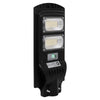 GloboStar® 71551 Αυτόνομο Ηλιακό Φωτιστικό Δρόμου Street Light LED SMD 100W 8000lm με Ενσωματωμένη Μπαταρία Li-ion 5500mAh - Φωτοβολταϊκό Πάνελ με Αισθητήρα Ημέρας-Νύχτας PIR Αισθητήρα Κίνησης και Ασύρματο Χειριστήριο Αδιάβροχο IP65 Ψυχρό Λευκό 6000K