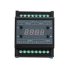 GloboStar® 73372 AC Triac DMX Dimmer Din Rail Ράγας 3 Καναλιών AC 100-240V 3 x 1A 220W - Max 3A 660W - IP20 DMX512 Μ8 x Π9 x Υ6cm - 5 Years Warranty
