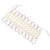 GloboStar® 73710 20 Τεμάχια x LED Modules 3 x SMD 3030 LUMILED LUXEON CHIP 1W 120lm DC 12V Αδιάβροχο IP67 Θερμό Λευκό 3000K
