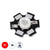 GloboStar® 73746 High Power Star LED - Υψηλής Ισχύος Star LED 1W DC 2.1V Κόκκινο Φ2 x Υ0.6cm - 2 Χρόνια Εγγύηση