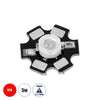 GloboStar® 73748 High Power Star LED - Υψηλής Ισχύος Star LED 5W DC 3.2V Κόκκινο Φ2 x Υ0.6cm - 2 Χρόνια Εγγύηση