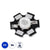 GloboStar® 73754 High Power Star LED - Υψηλής Ισχύος Star LED 5W DC 3.2V Μπλε Φ2 x Υ0.6cm - 2 Χρόνια Εγγύηση