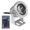GloboStar® 75592 Προβολέας LED Κήπου 10W 12V 500lm 35° Αδιάβροχο IP68 με Ασύρματο Χειριστήριο RGB