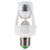 GloboStar® 75704 Αισθητήρας Ντουί E27 με PIR Ανιχνευτή-Αισθητήρα Κίνησης 360° 6m και Αισθητήρα Ημέρας-Νύχτας - Motion Sensor AC 230V Max 60W