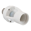 GloboStar® 75704 Αισθητήρας Ντουί E27 με PIR Ανιχνευτή-Αισθητήρα Κίνησης 360° 6m και Αισθητήρα Ημέρας-Νύχτας - Motion Sensor AC 230V Max 60W